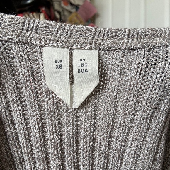 ARKET GREY MAXI RIBBED DRESS XS - Picture 4 of 4